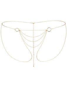 Bijoux Indiscrets Ozdobné řetízky ve stylu kalhotek Magnifique, zlaté