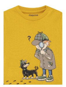 MAYORAL chlapecké tričko DR detektiv žlutá