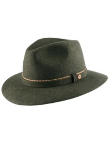 Cestovní nemačkavý voděodolný zelený klobouk Mayser - Gustav Mayser