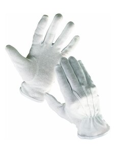 Červa Bustard pracovní rukavice textilní s PVC terčíky