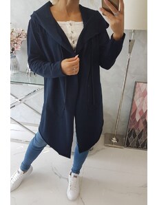 Kesi Kardigan s volnou kapucí navy Barva: Modrá, Velikost: One size