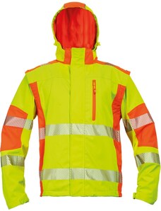 Cerva LATTON, HI-VIS softshellová bunda 2 v 1