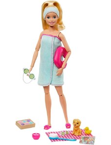 Mattel Barbie Wellness panenka blond vlasy