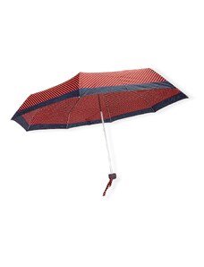 Real Star Umbrella Mini skládací deštník s kostičkami červená 4744