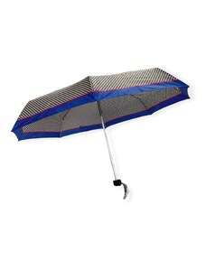 Real Star Umbrella Mini skládací deštník s kostičkami černá 9304