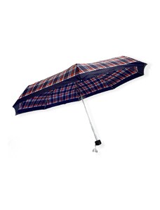 Real Star Umbrella Mini skládací deštník s kostkami modrá 9222