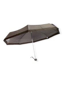 Real Star Umbrella Mini skládací deštník s puntíky šedá 9200