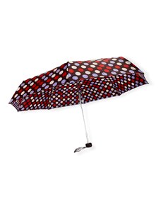 Real Star Umbrella Mini skládací deštník s puntíky červená 92101