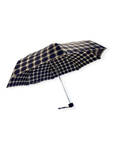 Real Star Umbrella Mini skládací deštník s puntíky modrá 9224