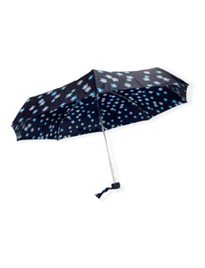Real Star Umbrella Mini skládací deštník s květinami modrá 9207