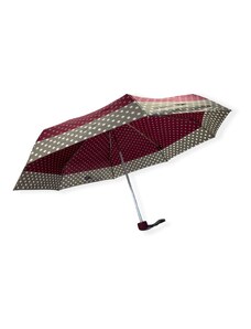 Real Star Umbrella Mini skládací deštník s puntíky červená 9230