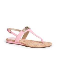 GUESS sandálky Jillaine T-strap růžové 37.5