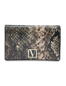Peněženka Victoria's Secret šedá hadí vzor The Victoria Small Slim Wallet