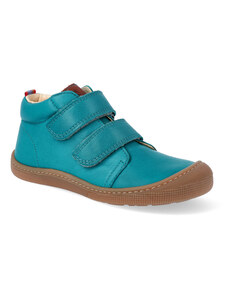 Barefoot kotníková obuv Koel - Don turquoise modrá