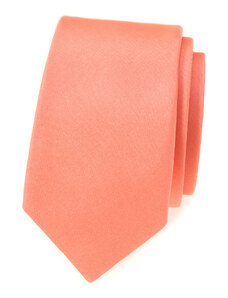 Avantgard Sytě lososová pánská slim kravata
