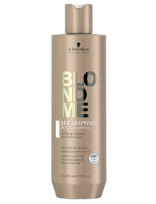 SCHWARZKOPF BlondMe All Blondes Detox Shampoo 300ml - detoxikační šampon pro blond vlasy