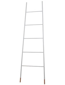 Bílý odkládací žebřík ZUIVER LADDER 175 cm