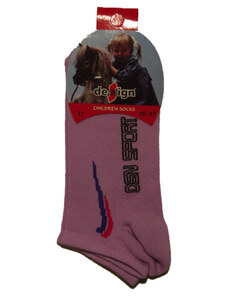 vel.80-92-Dívčí kotníčkové ponožky Design Socks - fialová barva