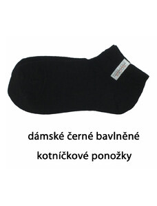 vel.35-38-Dámské (dívčí) černé kotníčkové ponožky Pesail