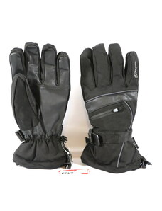 Pánské, chlapecké (junior) zimní rukavice prstové ECHT - barva černo-šedá