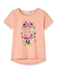 Dívčí tričko KUGO - krátký rukáv - barva sv.růžová