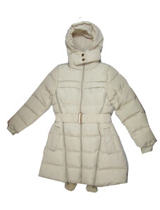R.X.Monellina 164-170-Dívčí zimní bunda (prodloužený kabátek) Monellina - béžová barva