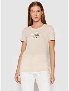 Tommy Jeans dámské béžové tričko