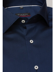 ETERNA Modern Fit pánská strečová košile tmavě modrá Navy Easy Iron