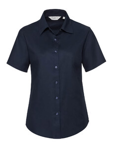 Russell Collection Dámská košile s krátkým rukávem Russell Collection (R- -0) Námořnická modrá XS