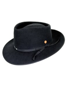Černý klobouk Mayser - limitovaná kolekce Udo Lindenberg