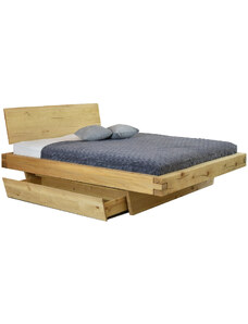 Woody Masivní smrková postel Matteo 160 x 200 cm