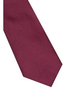Úzká hedvábná kravata Eterna - bordó 9029