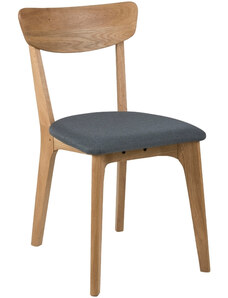Scandi Šedá dubová jídelní židle Costa