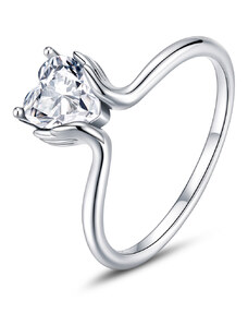 Emporial stříbrný prsten Láska v dlani SCR729
