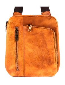 Arteddy Kožená taška přes rameno crossbody - camel