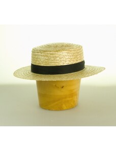 Karpet Pánský klobouk sláma s rovnou hlavou