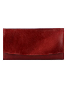 Dámská kožená peněženka tmavě červená - Tomas Suave červená