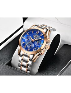 Dámské hodinky Lige- Modrá 8912-3 + dárek ZDARMA
