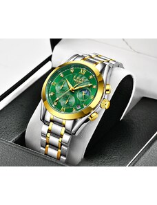 Dámské hodinky Lige- Zelená 8912-2 + dárek ZDARMA