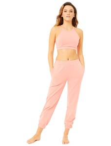 Dlouhé legíny Mandala Ruffled Leg Jogger Peach