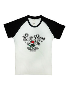 Dámské tričko Rusty Pistons RPTSW36 Ona white/black - M / bílá