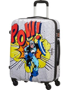 AMERICAN TOURISTER Velký kufr Marvel Legends 75 cm Captain America Pop Art