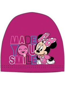 Setino Dívčí jarní / podzimní čepice Minnie Mouse - Disney - motiv Made you smile