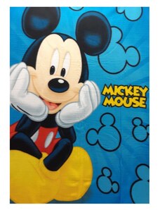 Exity Dětská fleecová deka Mickey Mouse - Disney - polar fleece s gramáží 170 gr./m2 - 100 x 140 cm