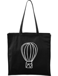 Roni Syvin + Adler/Malfini Ručně malovaná větší plátěná taška - Jednotahové - Létající balon