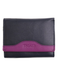 Dámská kožená peněženka Segali SG61420 blue/lila
