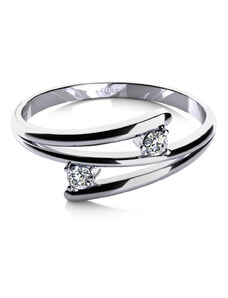 Couple Zlatý dámský prsten Eveline 6860655 Velikost prstenu: 51