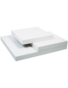 Bílý konferenční stolek TEMAHOME Slate 90 x 90 cm
