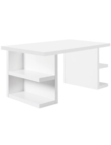 Matně bílý pracovní stůl TEMAHOME Multi 180 x 90 cm