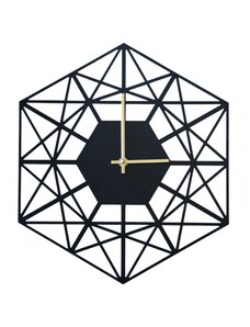 Take a shot Dřevěné nástěnné hodiny Net Nox Clock